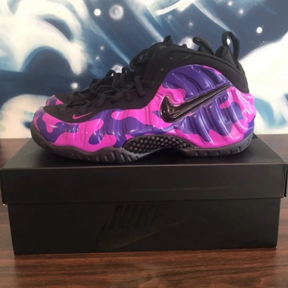 Nike Purple Camo Foams